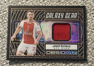 2023-24 Obsidian Galaxy Gear Josip Sutalo RC #GG-JS Electric Orange /99 Patch