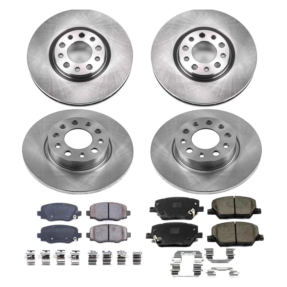 PowerStop KOE7300 Brake Kit For Jeep Renegade 2015-2023 Front Rear Foto 2 de 4