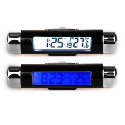Digital LCD Electronic Clock Date Time- Calendar Table Car Dashboard Small Clock