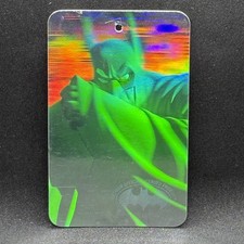 Batman Hologram PROMO 1991 DC Comics Clothing Apparel Merchandise Card / Tag