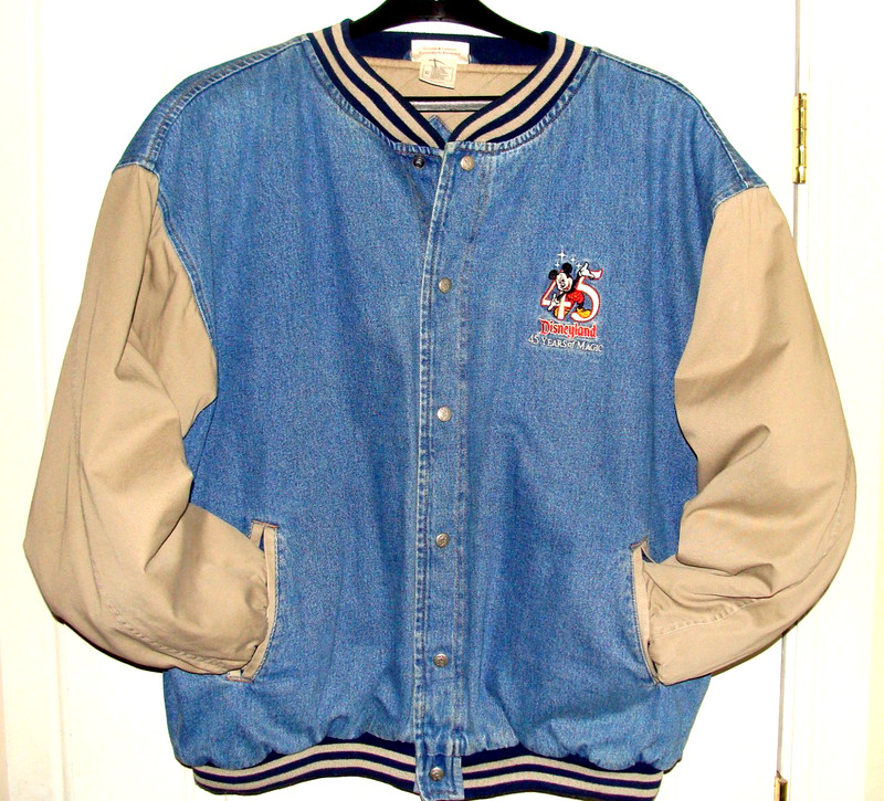 Vintage Disneyland Varsity Jacket  - "45 Years Of Magic" - Size XL