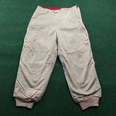 Vintage 40S L.L. Bean Pants Mens 32 Beige 50S Logger Hunting Wool Lined 32x25