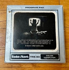 Vintage TRS-80 "POLTERGEIST" CARTRIDGE, BOX, MANUAL Radio Shack 198