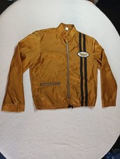 Giacca da sci vintage anni 60 Calderon of California uomo M nylon senape Avengers