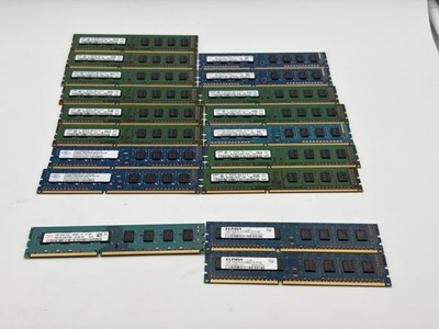 18x DDR3 Desktop RAM Lot 36GB PC3-10600U 1333MHz Samsung Hynix Elpida