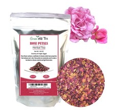 Rose Petals Dried Flowers in Resealable Pouch, Edible Flowers for Herbal Tea,...