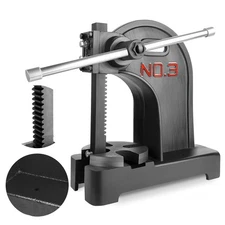 3 Ton Lever Arbor Press,Heavy Duty Manual Arbor Press,Shaft Press for Riveting