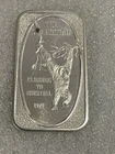 Vintage 1974 USSC The Orangutan- 1 Troy Oz .999 Fine Silver Bar-Serial #1052