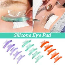 5pairs Silicone Eyepads Curl Eyelash Perm Pads 3D Eyelash Curler Accessories