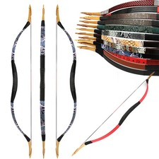 Tiro con l'arco tradizionale arco ricurvo equitazione mongola 12-50 libbre arco lungo caccia