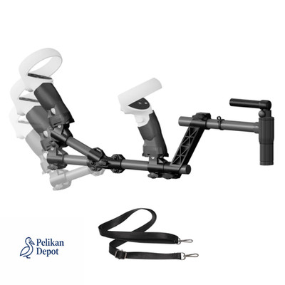 Magnetischer VR-Gunstock für Quest 2, Quick-Release, verstellbar, 5