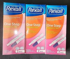 3-Rexall One Step Pregnancy Test EXP 11/2025 2 Tests Included