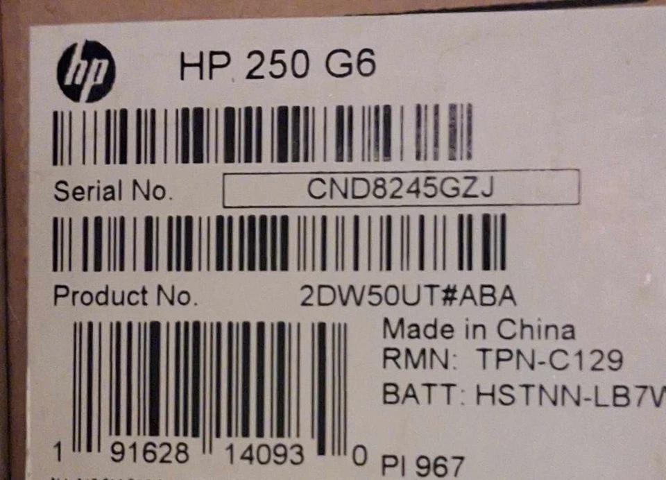 15.6" HP 250 G6, i3-6006U, 4GB, 500GB HDD - Image 3 of 3