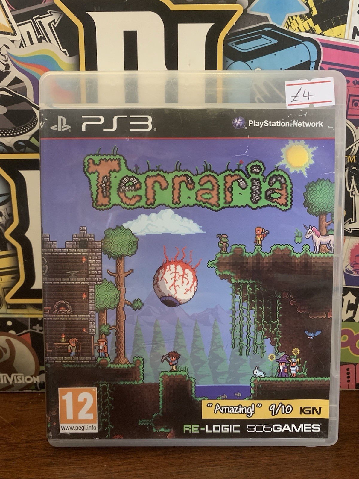 Terraria (For Sony PlayStation 3, PS3 2013) Video Game Region 2 PAL UK 505 Games