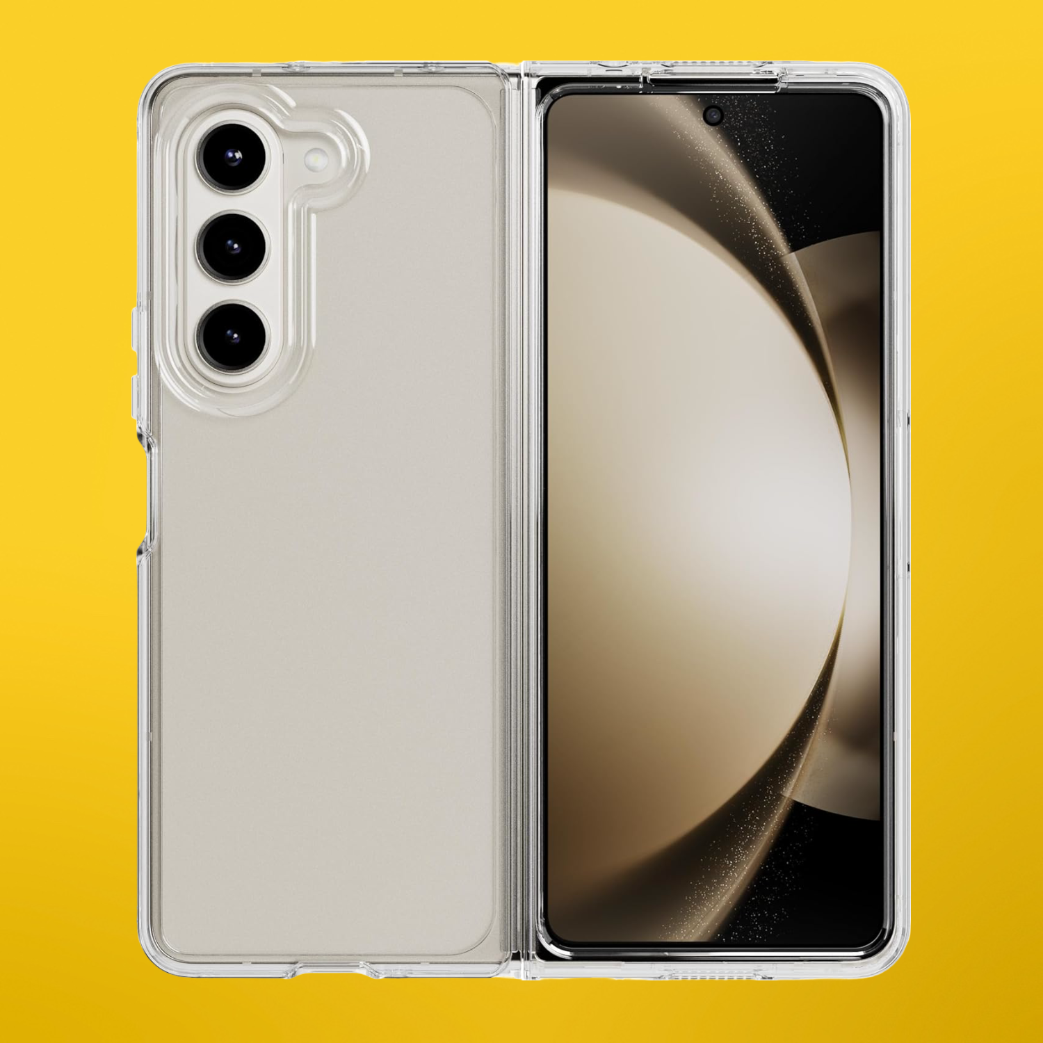 Tech 21 EvoClear Case for Samsung Galaxy Z Fold5 - Impact Protection - Clear