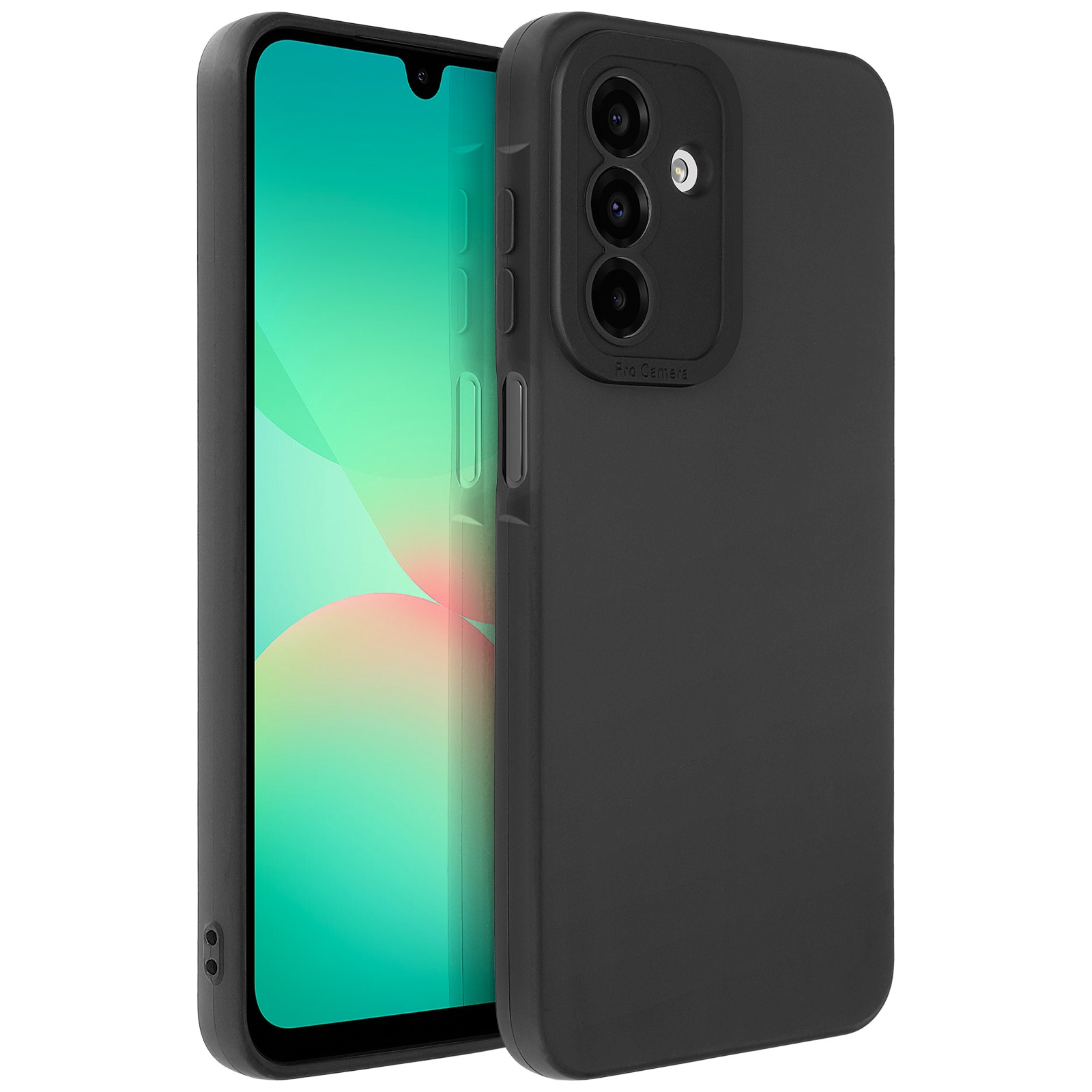 Coque pour Galaxy A26 silicone souple mat fini les traces de doigts