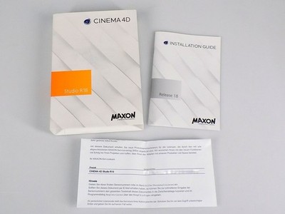 Maxon Cinema 4D Studio R18 license key key without DVD WITHOUT USB stick