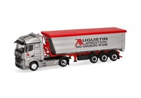 Herpa 1:87 319614 Mercedes-Benz Actros Streamspace Stahlmulden-Sattelzug Neu Ovp