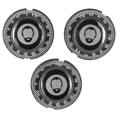 3x Scherkopf für Philips HQ7140 HQ7160 HQ6073 HQ7120 HQ7110 Rasierer silber