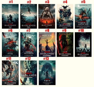 Predator - Badlands 2025 Official Posters