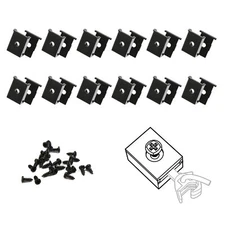 Evemodel 12pcs HO Scale 1:87 Coupler Pocket Cover Coupler Box Lid with Screws