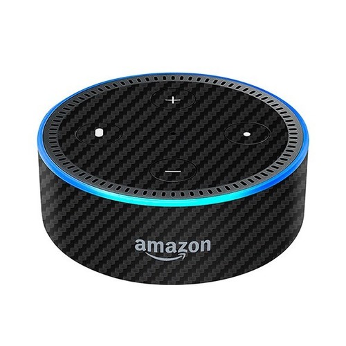 Amazon ECHO DOT 2 2. Gen Alexa - Carbon Skin Wrap Abdeckung Griff Aufkleber - 9 Farben - Bild 4 von 4