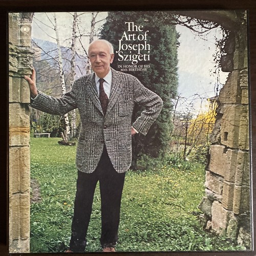 THE ART OF JOSEPH SZIGETI - 1972 6LP BOX MONO 80TH BIRTHDAY SET ...