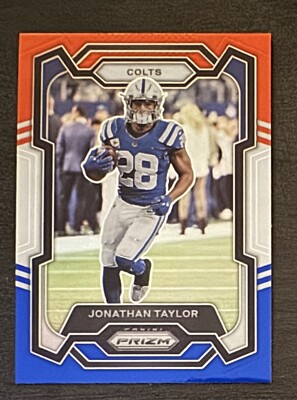 2023 Jonathan Taylor Prizm Red White & Blue #127
