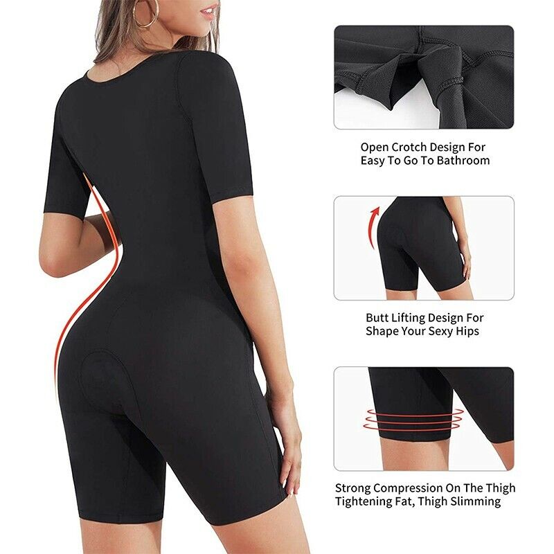 Women Neoprene Full Bodysuit Shaper Compression Sauna Suit Sweat Yago  Shapewear