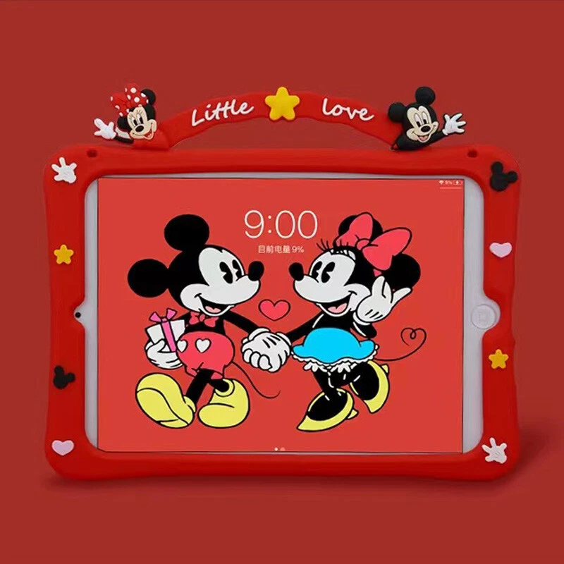 Funda para Tableta Minnie Mickey Mouse Portátil Gel de Sílice Soporte Suave para Apple iPad 6 Foto 2 de 4