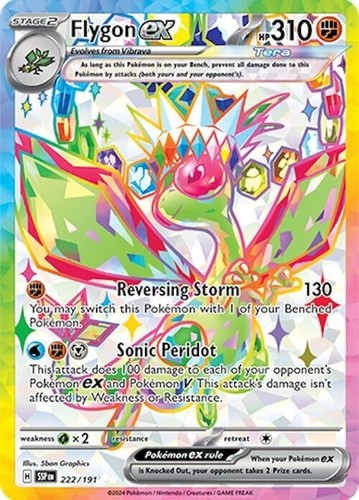 Pokemon TCG Flygon ex 222/191 Surging Sparks Full Art - NM/M | eBay