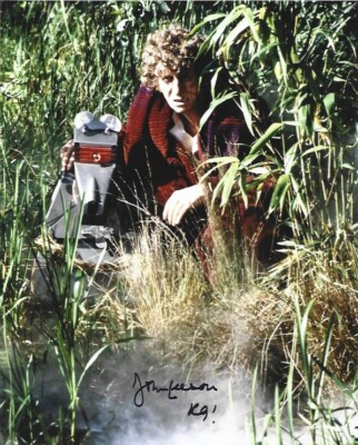 John Leeson persönlich signiertes 10'' x 8'' Foto - K9 - Doctor Who #16