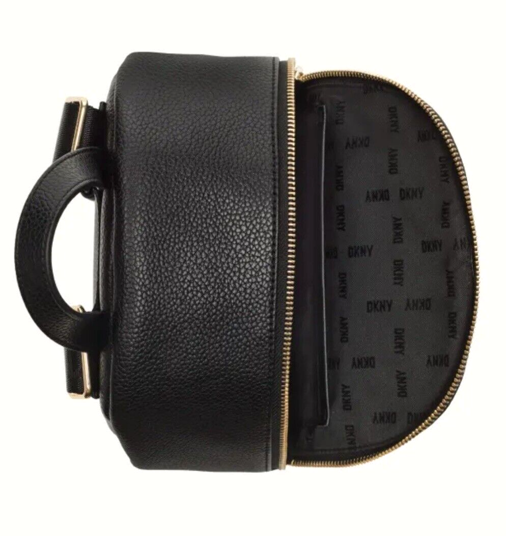 New DKNY Maxine Backpack Leather Black eBay