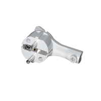 Schutzkontakt - Winkelstecker 8Mm Weiß Extraflach
