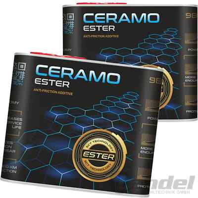 2x 250 ml MANNOL CERAMO ESTER ADDITIV MOTORÖLADDITIV MOTORSCHUTZ ZUSATZ
