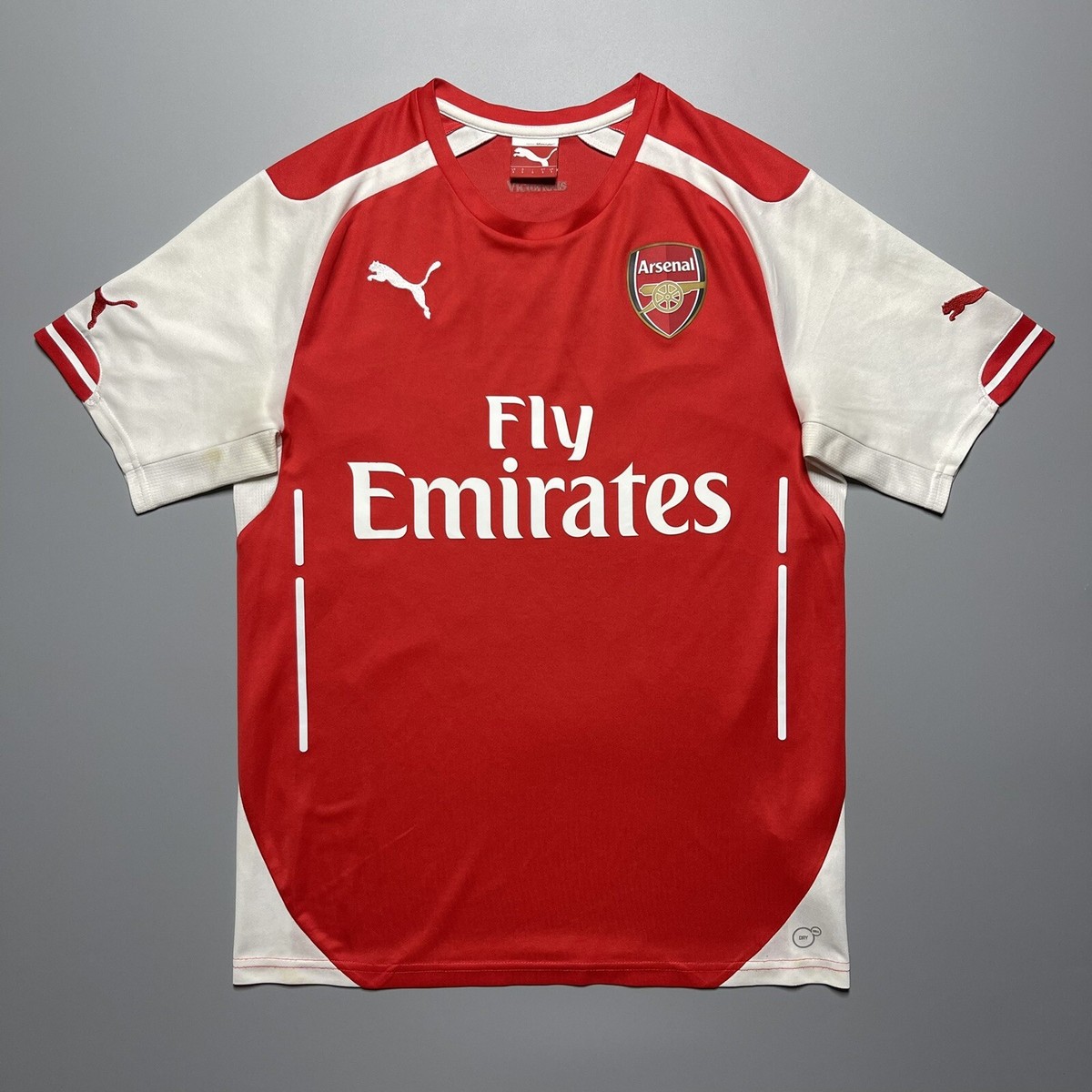 ARSENAL PUMA 2014/2015 FOOTBALL SOCCER HOME JERSEY #11 OZIL