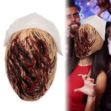 Scary Silent Hill Rotten Face Nurse Mask Latex Adult Halloween Costume Party