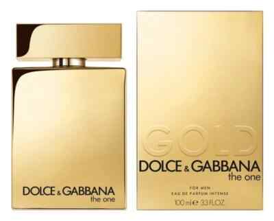 THE ONE GOLD INTENSE DOLCE & GABBANA-MEN-EDP-SPR-3.3 OZ-100 ML-AUTHENTIC-ITALY