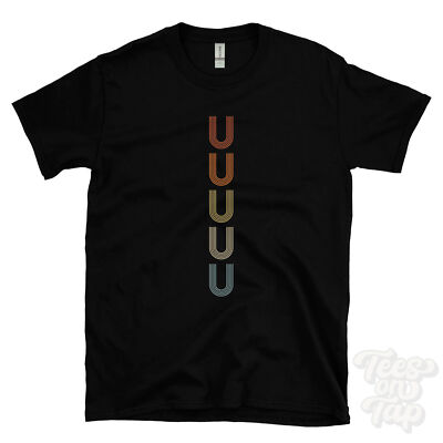 U REPEATED RETRO STYLE T-SHIRT Herren & Damen Neuheit cool Name Geschenk