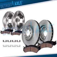 8pc Front Rear Brake Rotors Ceramic Brake Pads Kit for Cruze Verano Volt Orlando