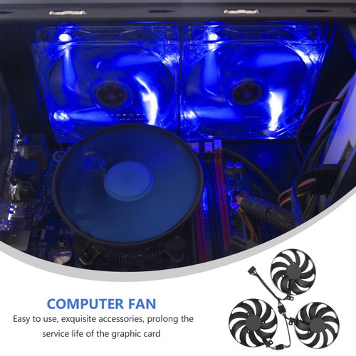 1 Set GPU-Kühler kompatibel mit CF9010U12D GPU-Kühlgerät-Versorgung 87mm - Afbeelding 5 van 12