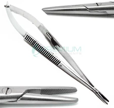 Surgical T/C Castroviejo Needle Holder 7" Straight Tip 15mm Micro Instruments