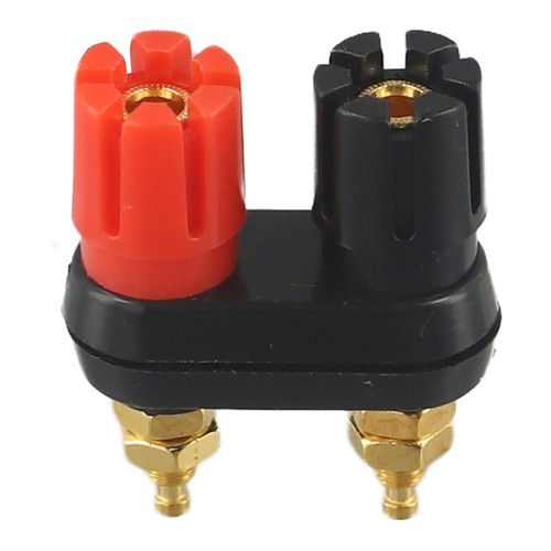5 Pack Dual Banana Female Binding Post Panel Mount Socket Connector 4mm 2 Way - Picture 15 of 15
