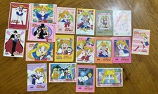 Sailor Moon Trading Stickers Lot Qty 18