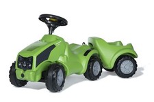 Rolly Toys Set Babyrutscher mit Anhänger rollyMinitrac Deutz Agrokid
