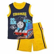 Thomas and Friends 2T Tank and Shorts Set Cotton Tank Engine