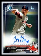 2017 Bowman #CPA-JG Jason Groome 1st Base Autograph Boston Red Sox