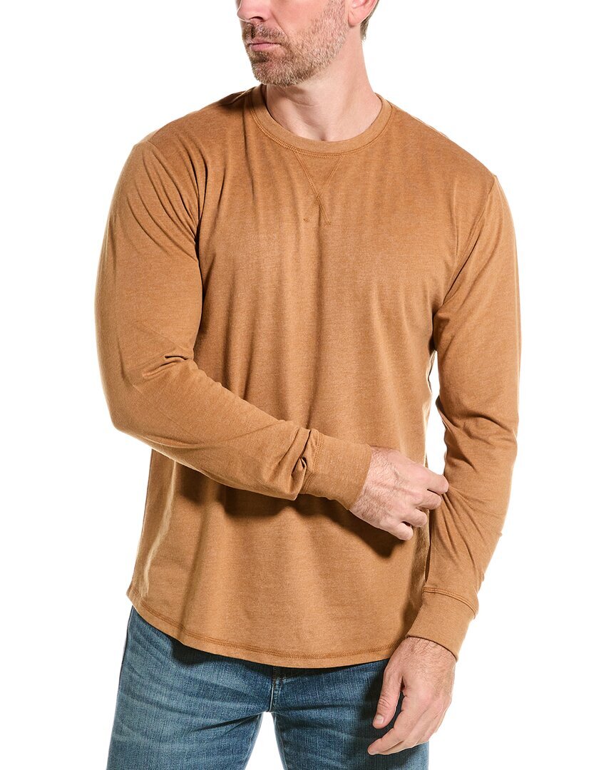 Защищенная от непогоды винтажная матовая мужская футболка