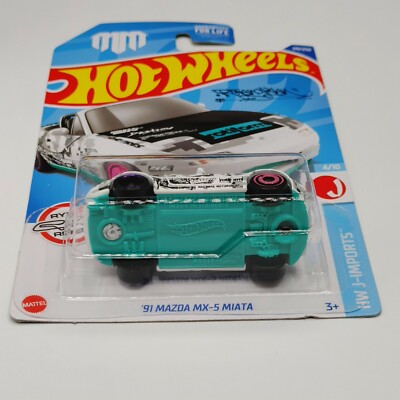 Hot Wheels 1991 Mazda MX- 5 Miata NA (White) Mad Mike 119/250 | eBay