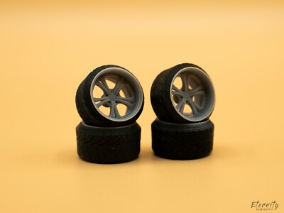 1/24 19 inch Weds Kranze Cerberus 2 3D Print Wheels-US SELLER